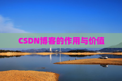 CSDN博客的作用与价值
