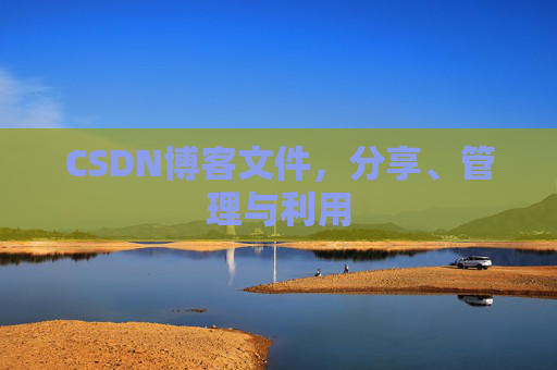 CSDN博客文件，分享、管理与利用